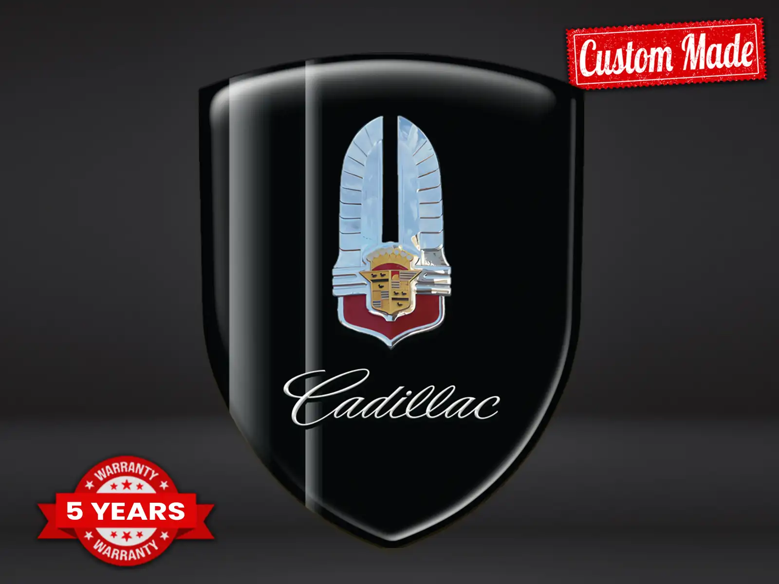 Cadillac Autocollants Logo Perso Style Max Résistants Pro
